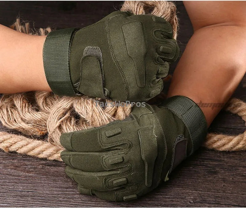 Hunting Riding Tactical Gloves Cycling Glove Sport Climbing Paintball Shooting Ski Full Half Finger Motorcycle Non-slip Gloves