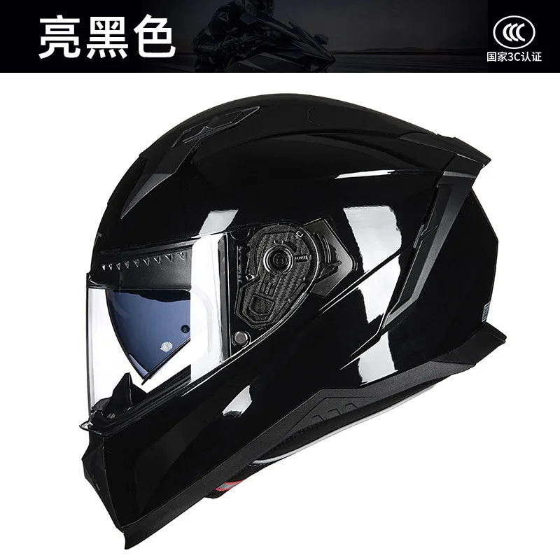GXT Full Face Motorcycle Helmet 3C Certified Bluetooth Compatible Unisex All Season Riding Safety Helmet