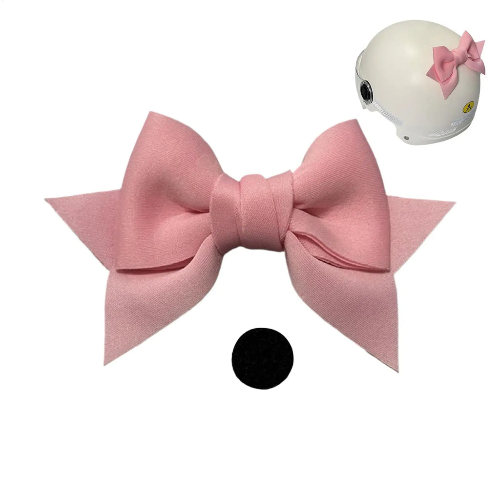 Helmet Bow 3D Fashion Removable Motorcycle Bow Cute Helmet Decoration for Women Riding Commuting Cycling Travel Sports