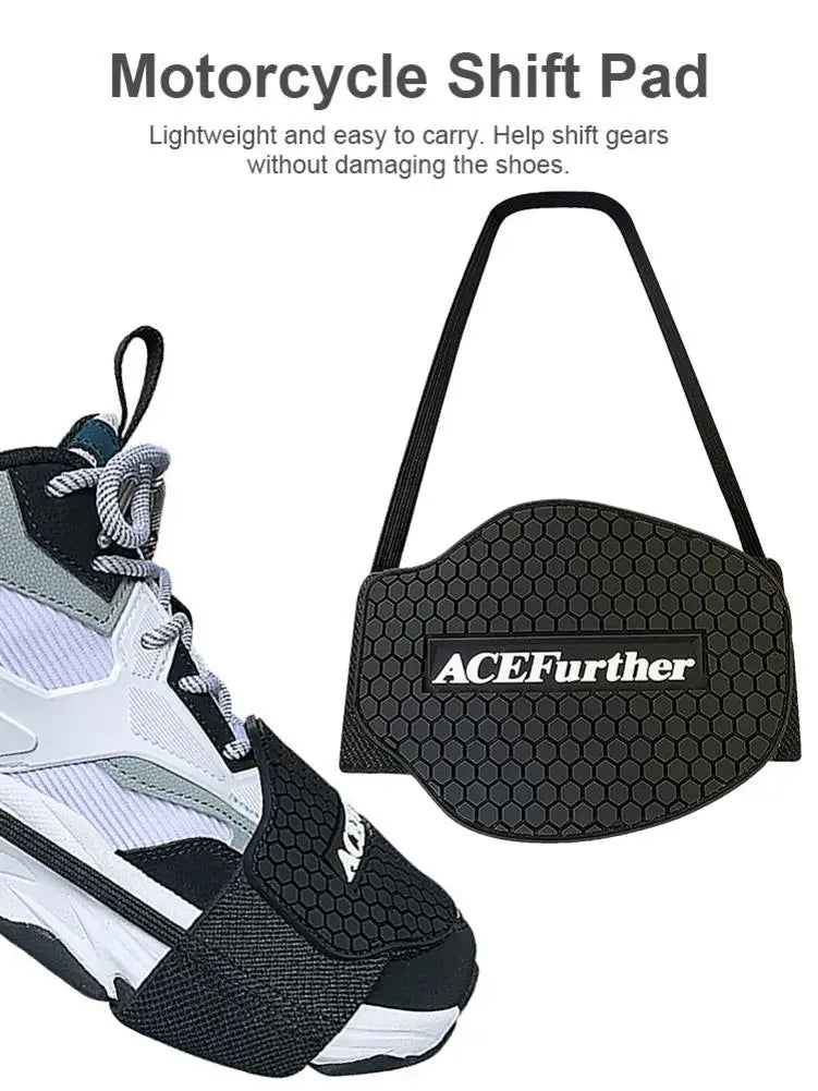 Motorcycle Shoes Rubber Protective Gear Shift Pad Moto Anti-skid Gear Shifter Lightweight Boot Shifter Cover Guards Protector