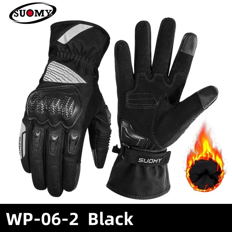 Winter Motorcycle Gloves Men Women Waterproof Warm Motocross Motorbike Racing Riding Protective Cold Weather Gear S-XXL