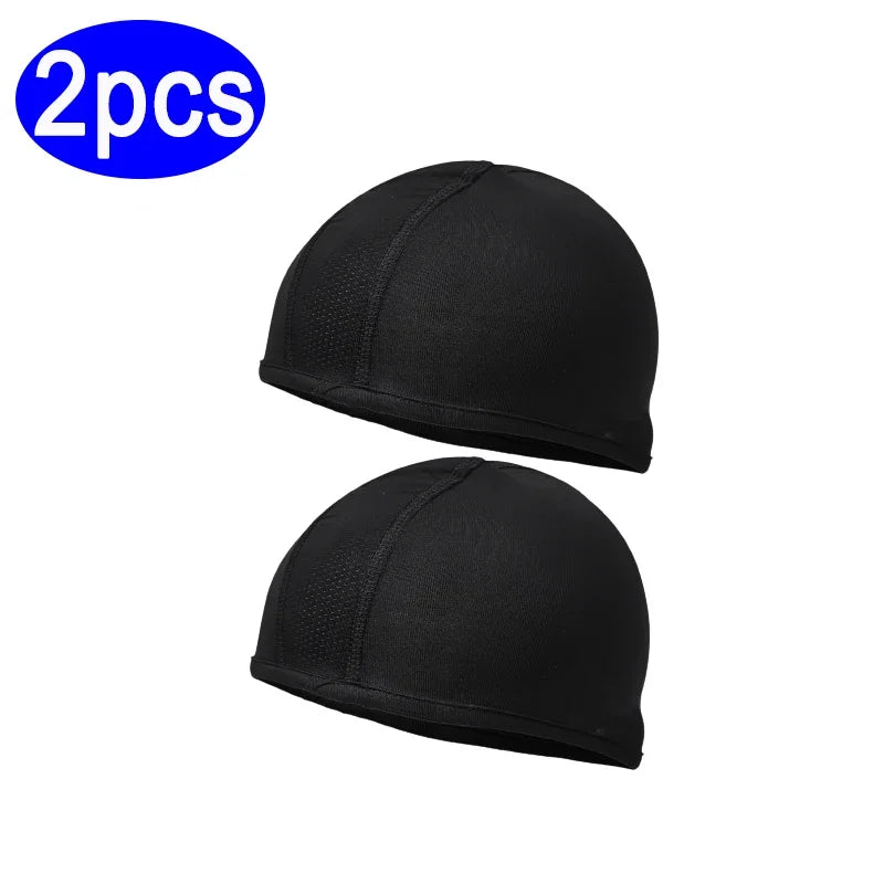 Motorcycle Helmet Inner Cap Hat Quick Dry Breathable Hat Racing Cap Under Helmet Beanie Cap Motocross Motor Helmet Hat 5/1pcs
