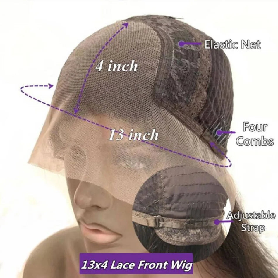 360 Lace Front Wigs Dark Brown Pre Plucked Straight Chocolate Brown Colored 100% Human Hair Wigs 5x5PU Closure Wigs Human Hair