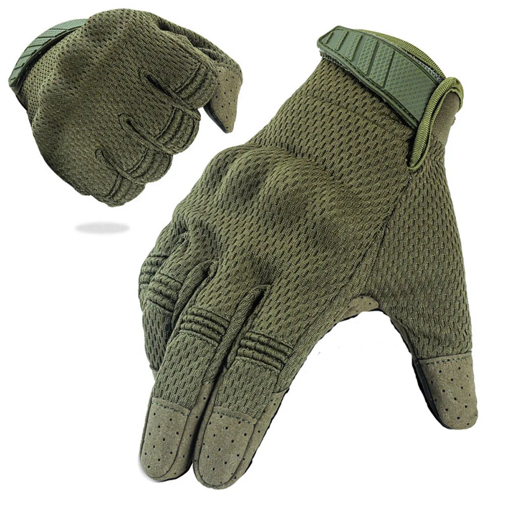 Men Riding Gloves Cycling Bike Half Finger Motos Racing Gloves Antiskid Screen Touch Outdoor Sports Tactical Gloves Protect Gear