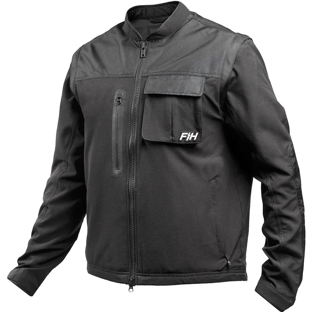2025 FH Moto Vest SHIFT Seeker Black Off-Road Jacket Motorcycle with sleeves Vest Motocross Race Wear MX Dirt Bike Jacket