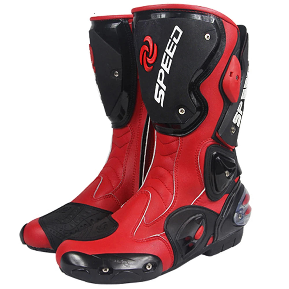 Riding Tribe Motorcycle Boots for Men Motocross Racing Boots Motorbike Shoes To Protect Motorcyclists Botas Moto B1001 B1002