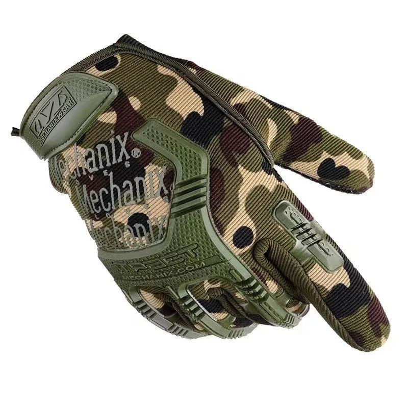 Super Technician Tactical Gloves Men Full Finger Anti-Slip Gloves for Motorcycle Riding Special Forces Outdoor Training Equipmen