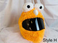 Motorcycle Helmet Cover Accessories Christmas Plush Motocross Full Face Off Road Helmet Decoration Helm Unisex Cosplay Styling