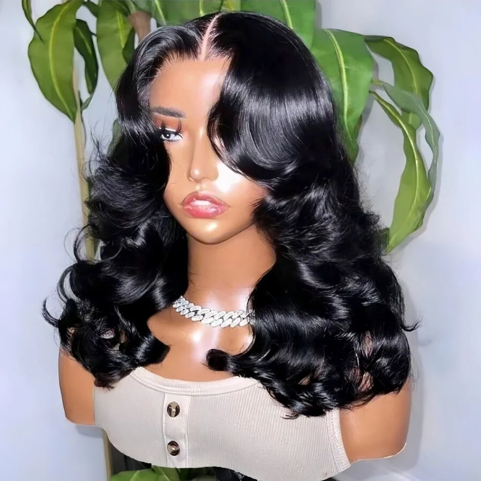 Body Wave Short Bob Wig Human Hair 13X6 Hd Lace Frontal Wig 5X5 Hd Lace Closure Wig Black Pre Plucked Brazilian Glueless Wigs