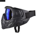 Motorcycle Full Face Mask Windproof Goggles, Outdoor Sports Riding Glasses for Halloween, Gaming, CS Tactical Airsoft