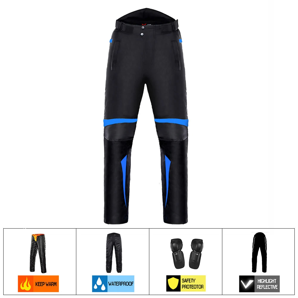 Motorcycle Jacket Pants Waterproof Windproof Moto Protection Motorbike Riding Moto Jacket Pants Four Season Cycling Clothing