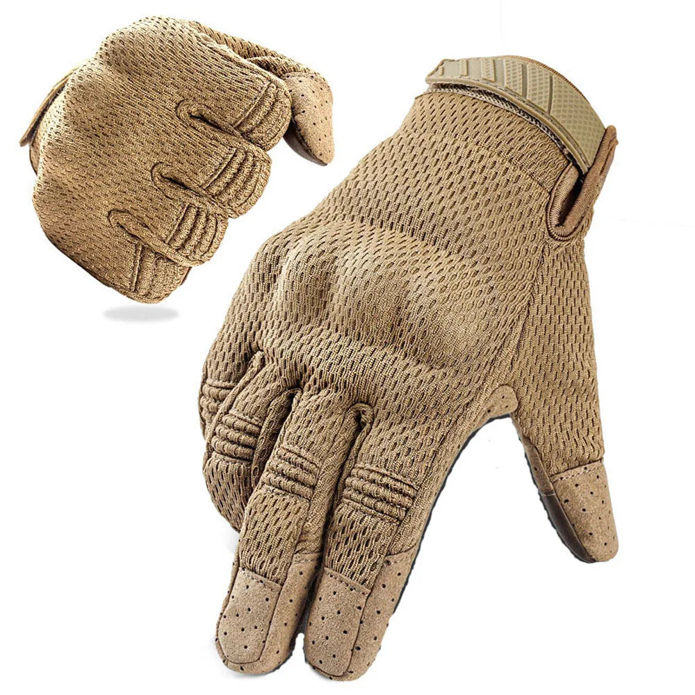Men Riding Gloves Cycling Bike Half Finger Motos Racing Gloves Antiskid Screen Touch Outdoor Sports Tactical Gloves Protect Gear