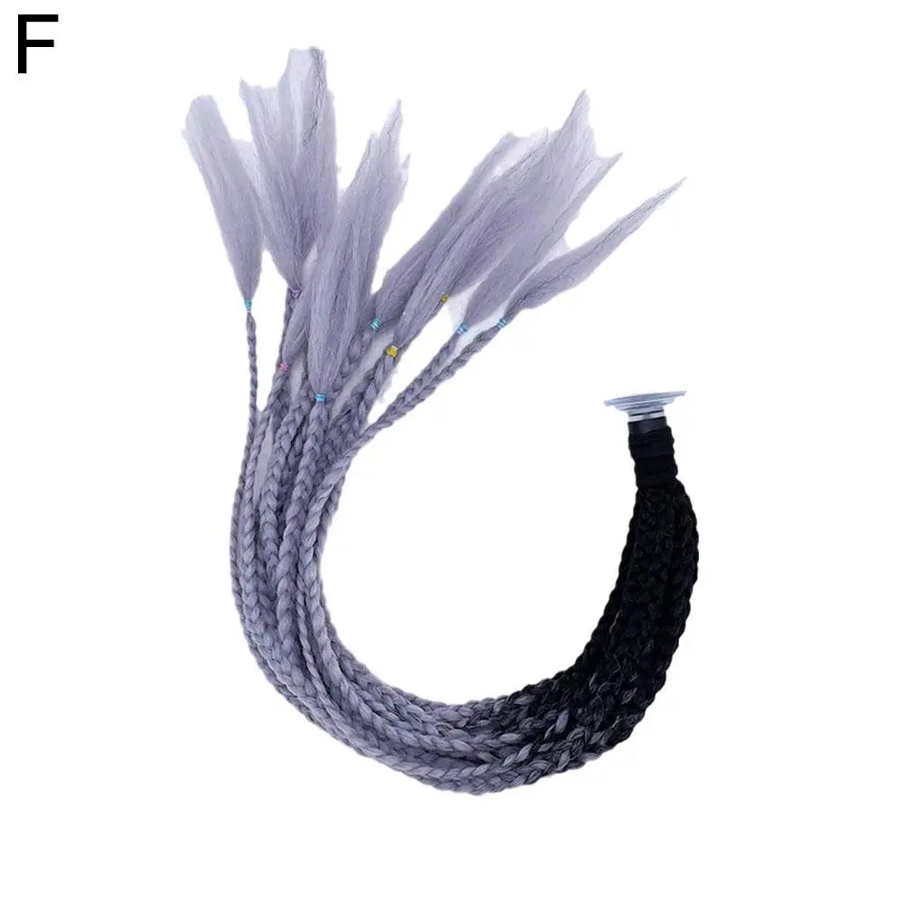 Helmet Braids Pigtails Motorcycle Helmet Braid Ponytail Motorbike Riding Helmet Pigtails Braids For Women Men Children