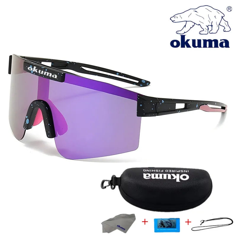 Okuma's new riding polarized sunglasses, motorcycle sports glasses, outdoor climbing sunglasses, UV400