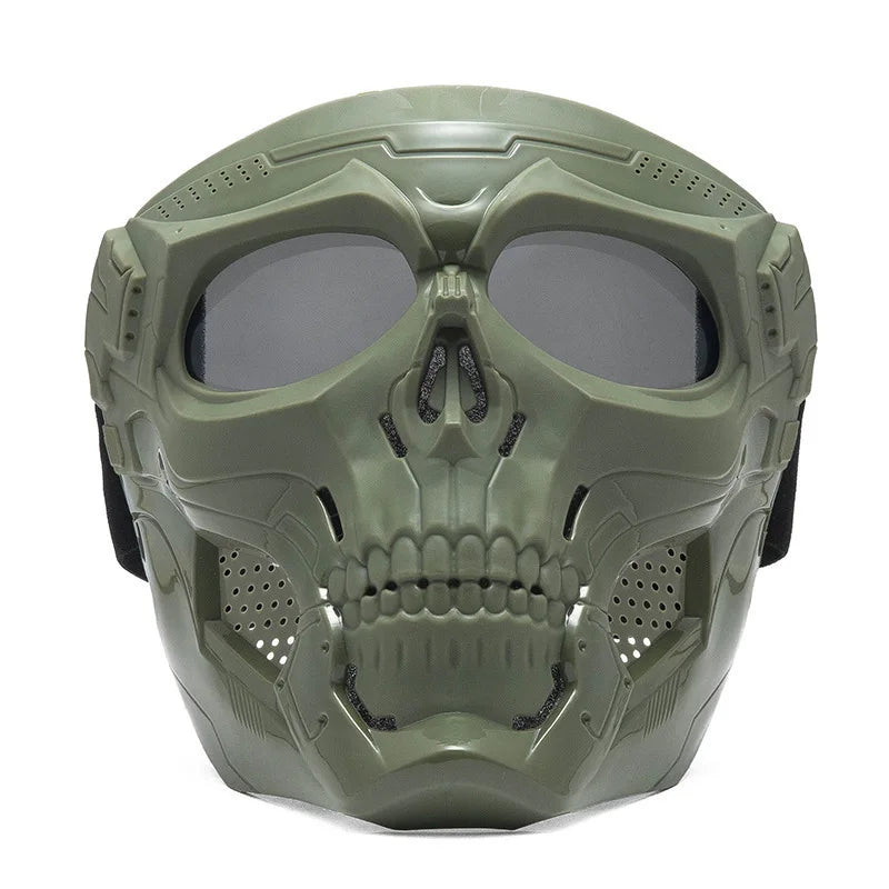 Motorcycle Skull Mask Wind Goggles Outdoor Sports Riding Glasses Motorcycle Windproof Tactical Mask Goggles Tactical Helmet