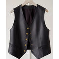 2026 New Spring Autumn Faux Leather Vests Woman Single Button Motorcycle Biker Pu Jackets Female All Match PU Waistcoat Outwear