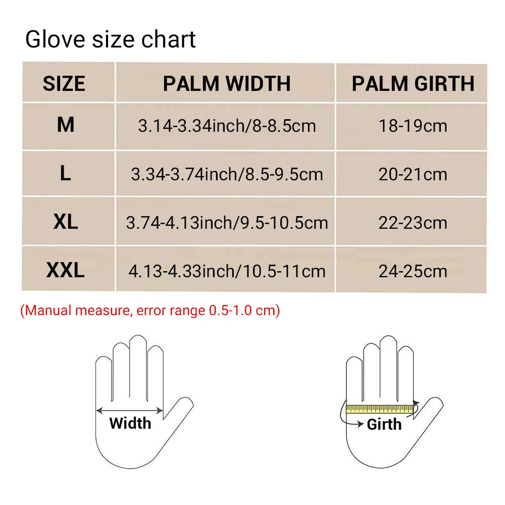 Men's Motorcycle Gloves Winter Warm Windproof Waterproof Off-road Riding Gloves Anti Fall Touch Screen Full Finger Sports Gloves