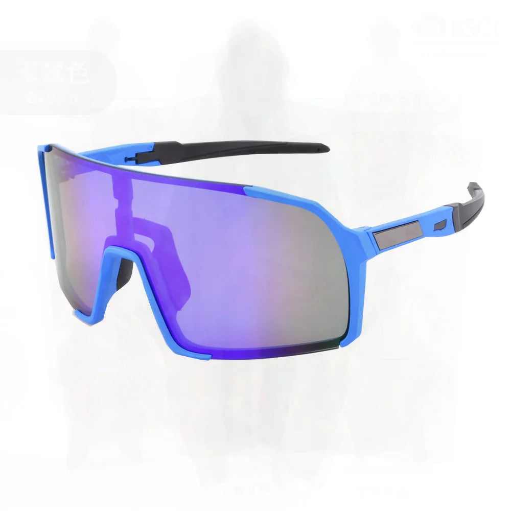 TR90 Sports Riding Glasses Interchangeable Lenses Motorcycle Goggles Unisex Outdoor Riding Sunglasses Windproof Dazzling Colors