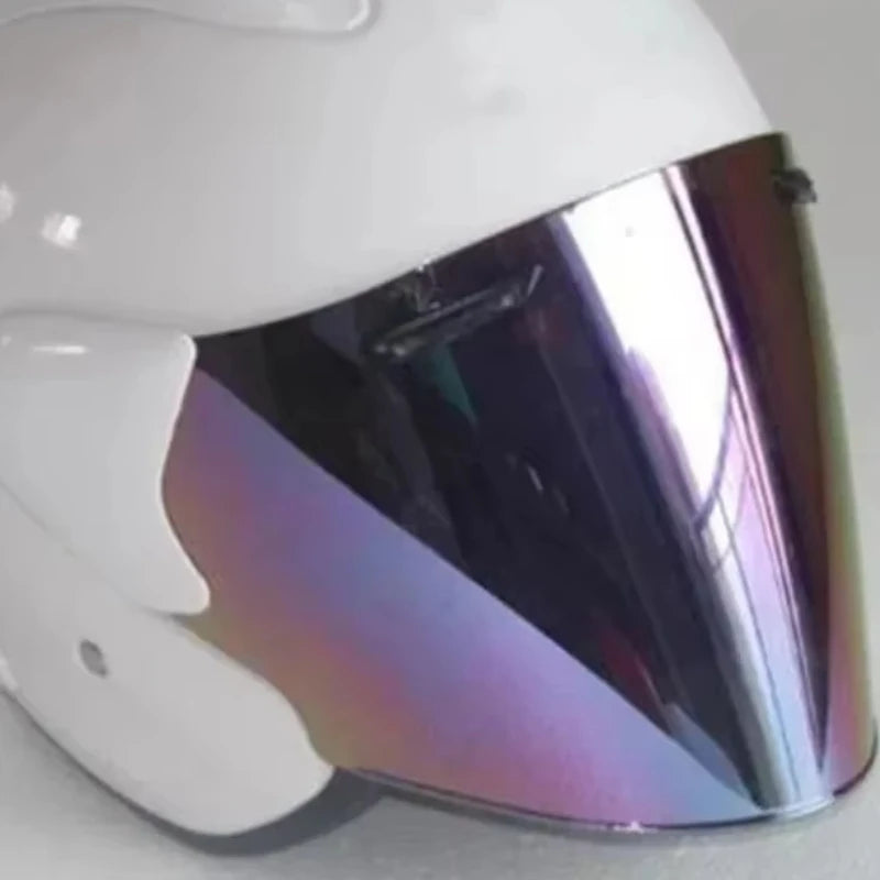 Ram3 Bright White Half Helmet Men and Women Motorcycle Off-Road Summer Helmet Downhill Racing Mountain Cross Casco Capacete