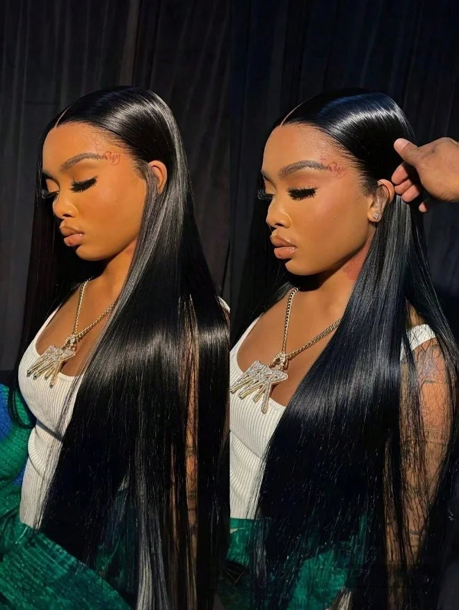 200 Density 40Inch 13x4 Straight Lace Front Wigs Human Hair Pre Plucked 13x6 Frontal Wigs Human Hair Wigs For Women