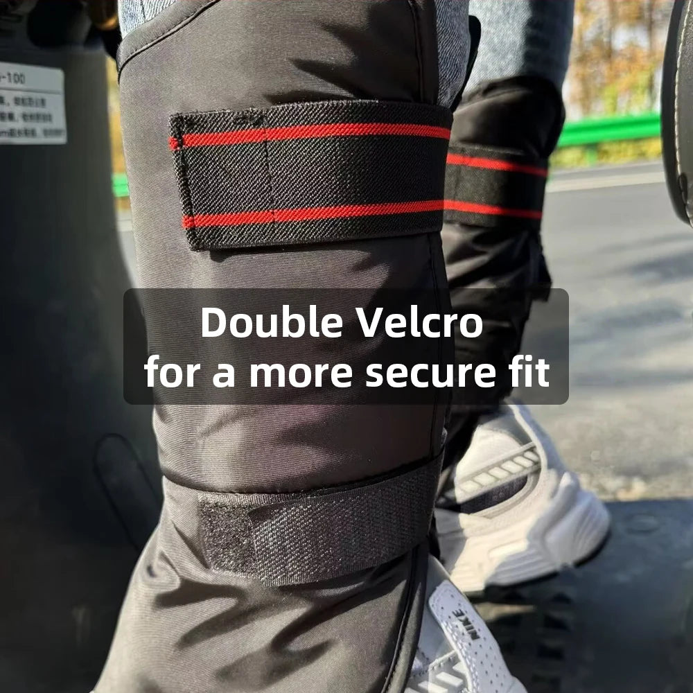 Motorcycle Windproof Ankle Protector Winter Warm Scooter Riding Foot Covers Cold-proof Motorbike Riding Leg Covers Equipment