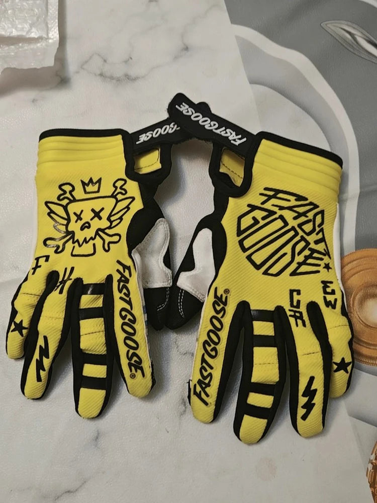 FASTGOOSE Summer Riding Touch Screen Unisex Motorcycle Gloves bike Anti-Slip Accessories Finger Biker Cycling  Glove for ATV MTB