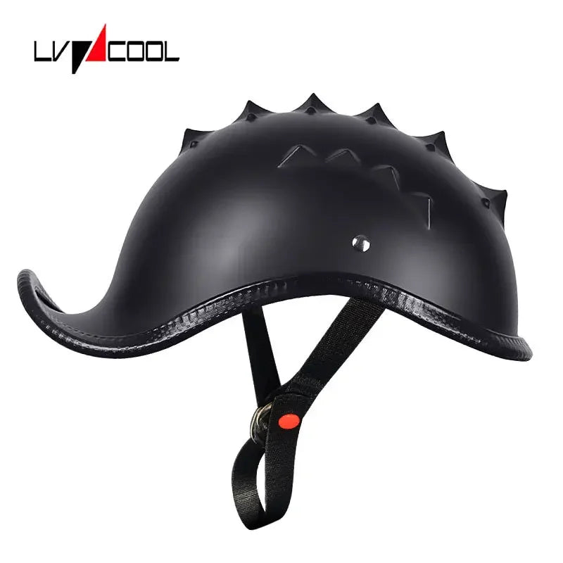 Retro Motorcycle Half Helmet Fashion Bailer for Scooter Safety Helm Spring Summer Capacetes De Moto