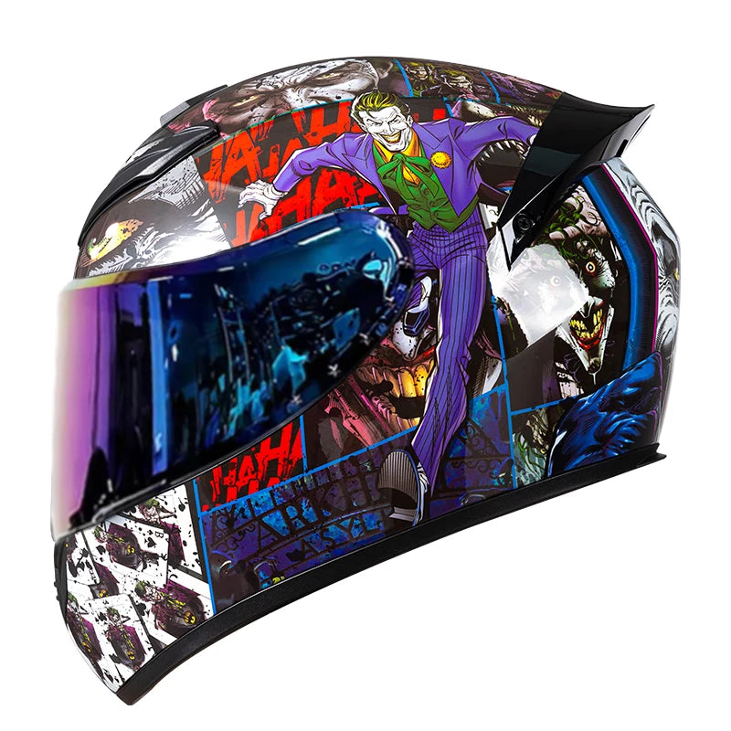 Unisex Full Face Motorcycle Helmet DOT Certified Safety Cap for Motobike Scooter Casco Moto Modular Helmet