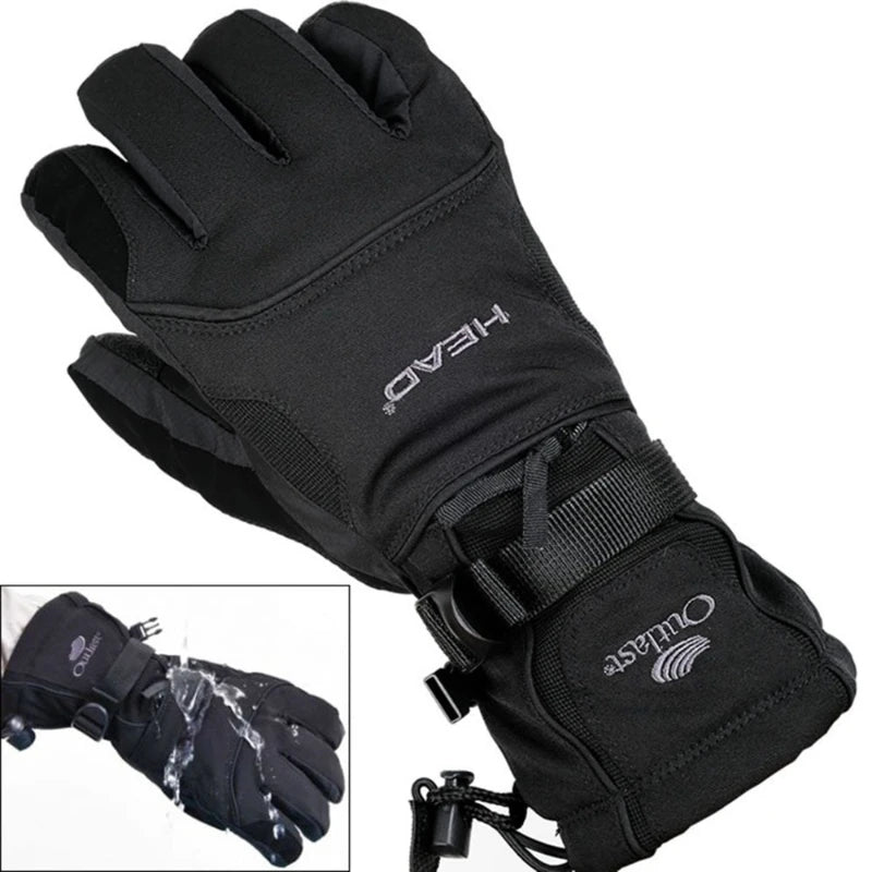 New Brand Men's Ski Gloves Snowboard Gloves Snowmobile Motorcycle Riding Winter Gloves Windproof Waterproof Unisex Snow Gloves