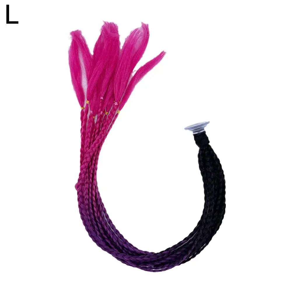 Helmet Braids Pigtails Motorcycle Helmet Braid Ponytail Motorbike Riding Helmet Pigtails Braids For Women Men Children