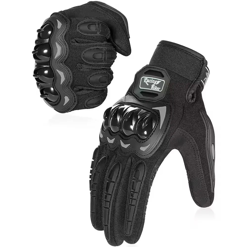 Summer Motorcycle Riding Gloves Breathable Hard Knuckle Touchscreen Compatible Tactical Dirt Bike Moto Gloves