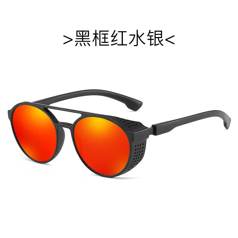 New Sunglasses Driving Glasses Polarized Sunglasses Men Women Round Box Outdoor Fishing Riding Mirror Motorcycle Running Travel