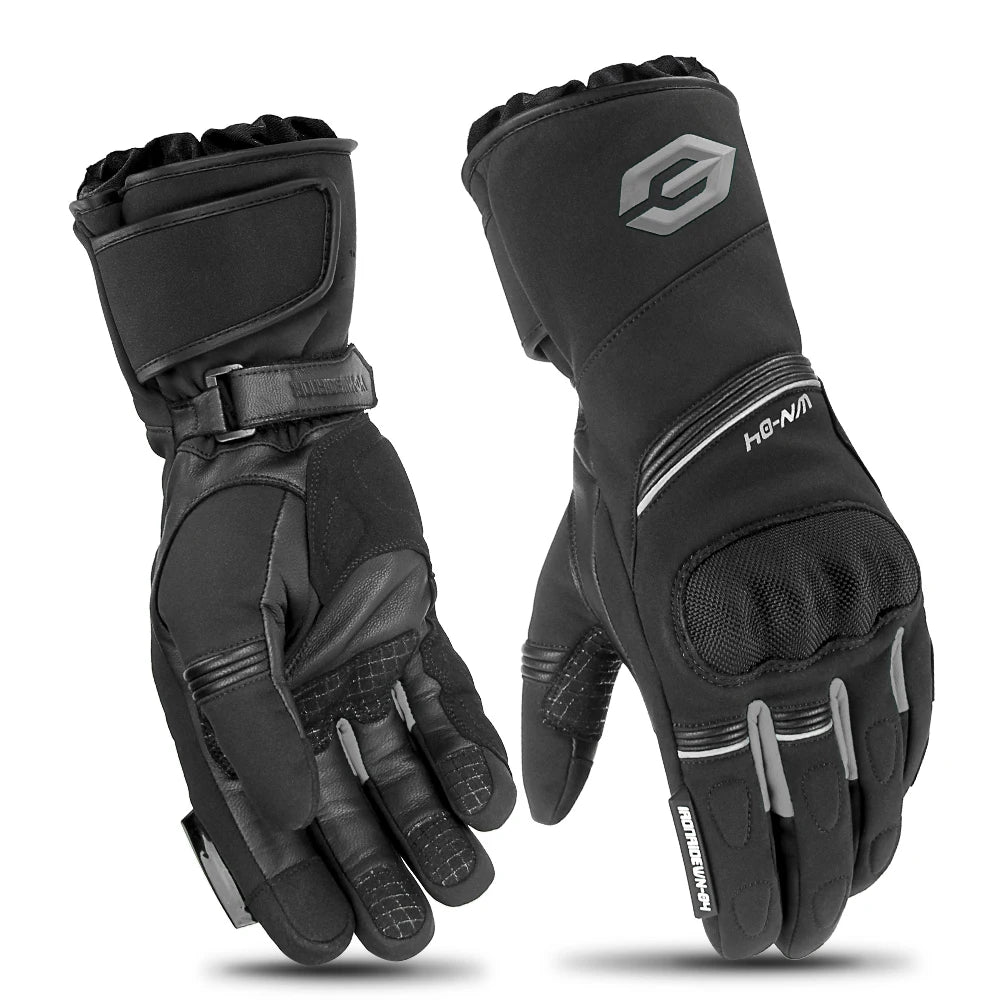 Men's Motorcycle Gloves Winter Warm Windproof Waterproof Off-road Riding Gloves Anti Fall Touch Screen Full Finger Sports Gloves