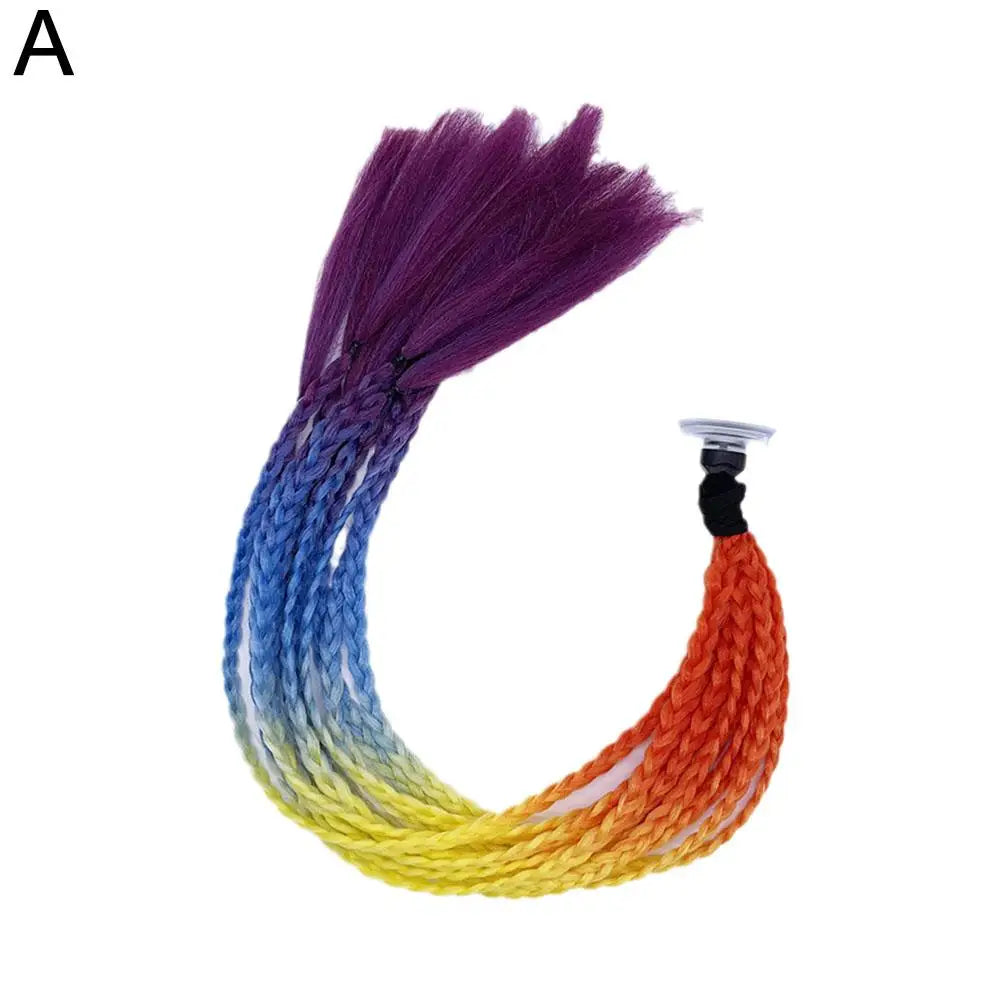 Helmet Braids Pigtails Motorcycle Helmet Braid Ponytail Motorbike Riding Helmet Pigtails Braids For Women Men Children