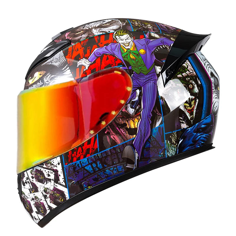 Unisex Full Face Motorcycle Helmet DOT Certified Safety Cap for Motobike Scooter Casco Moto Modular Helmet