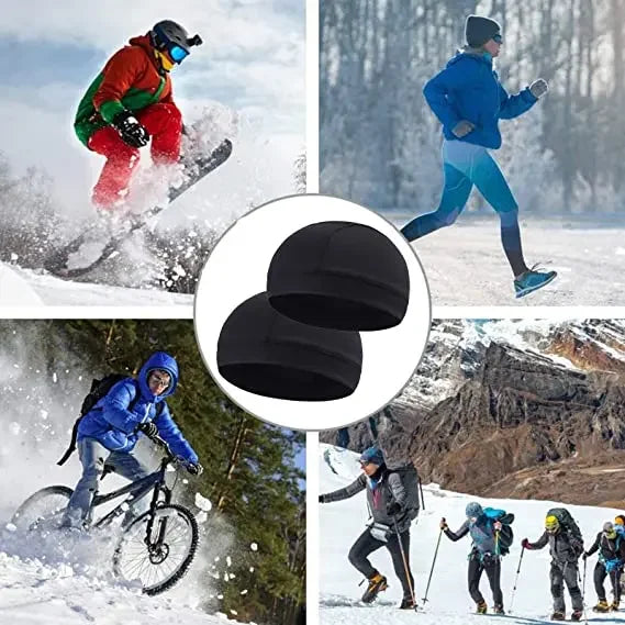 1/3pcs Motorcycle Helmet Inner Cap Hat Quick Dry Breathable Hat Racing Cap Under Helmet Beanie Cap Motocross Motor Helmet Hat