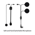 Maxto M2 M3 M3S Headphone Microphone 2 in1 Earphone Accessories Suit for Motorcycle Full/Half Face Integral Open Helmet Intercom