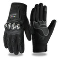 Spring and autumn motorcycle gloves for men and women, touchscreen compatible, anti-slip, anti-drop, breathable, windproof and w