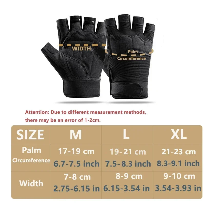 Tactical Gloves,Padded Lightweight Breathable Climbing Glove for Rock,Motorcycle,Climbing,Cycling,Tree,Sail,Outdoor Sports