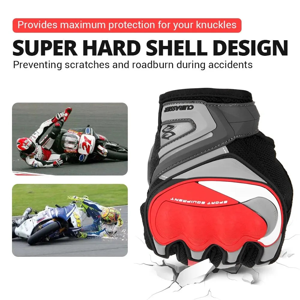 Motorcycle Gloves Unisex Breathable Touch Screen Dirt Bike Riding Protection Gloves Outdoor Sports Night Reflective Full Finger