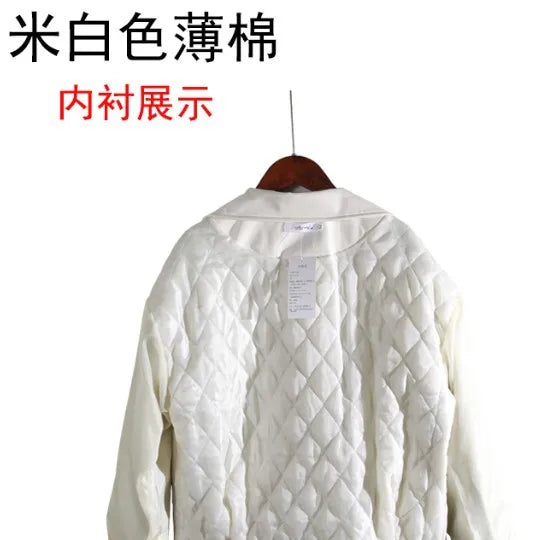 New Pink/beige/black Women's Clothing Short Motorcycle PU Leather Jacket Autumn JAdd Cotton Coats Lapels Zip Short Women Jackets