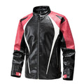 2025 Autumn Patchwork Motorcycle Jacket Men Winter Motorbike Jacket Men Women PU Leather Motocross Jacket Riding Clothing