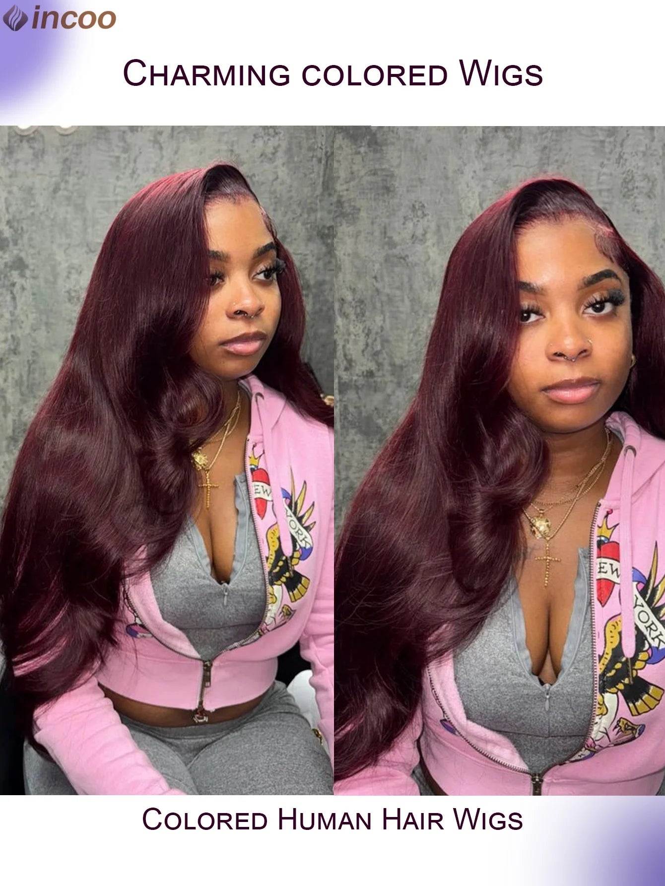 Burgundy Pre Cut Lace Body Wave Wig Glueless Lace Frontal Wig Human Hair Wigs Ginger Blonde Ready To Go 9X6 Lace Wig Pre Plucked
