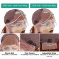 200 Density Chocolate Brown Body Wave Lace Front Human Hair Wigs Brazilian HD Lace Frontal Wigs   For Women