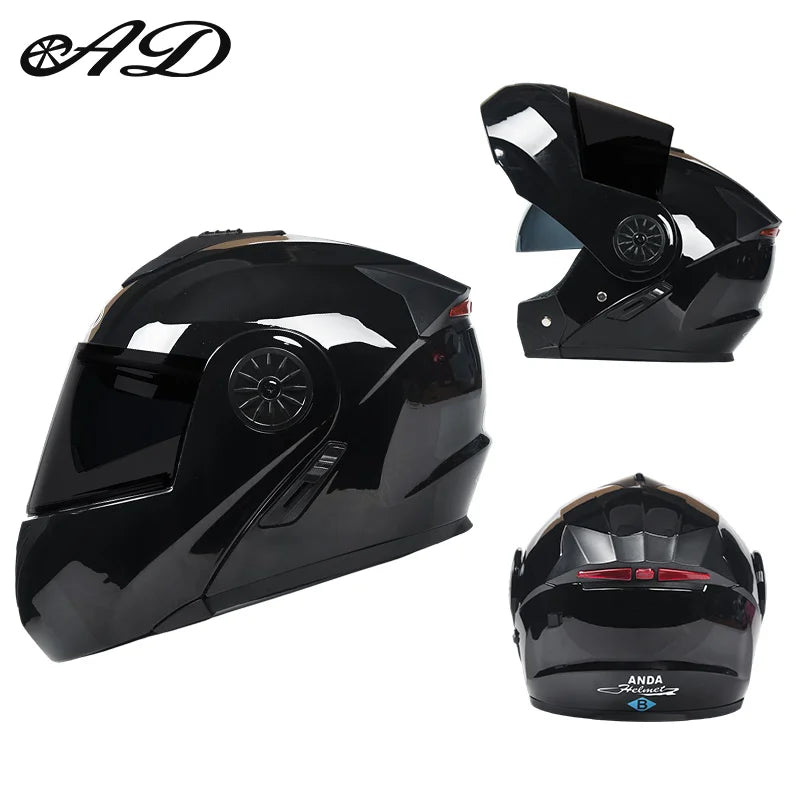 High Quality Unisex ABS Modular Portable Motorcycles Motocross Helmet New Generation Cascos Para Moto Motorbike Helmets Factory
