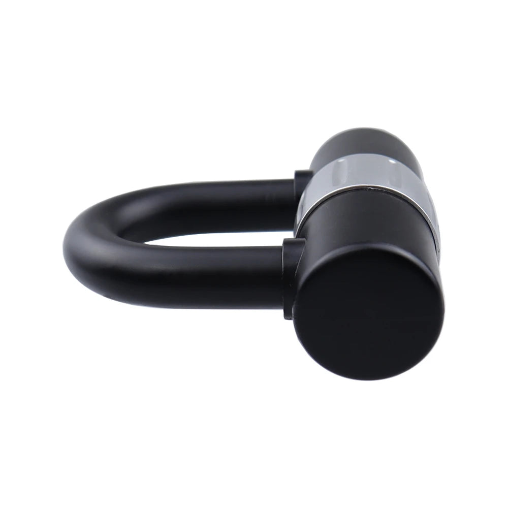 16mm Heavy Duty U Lock Motorcycle Lock Bicycle Lock Dics Lock with 2Keys Security for Moped Scooter Outdoors