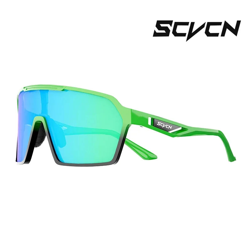 SCVCN Outdoor Cycling Sunglasses Motorcycle Riding Goggles UV400 Windproof Eyewear For Men Women Running Bicycle Glasses