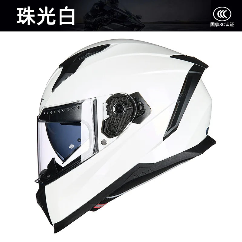 GXT Full Face Motorcycle Helmet 3C Certified Bluetooth Compatible Unisex All Season Riding Safety Helmet