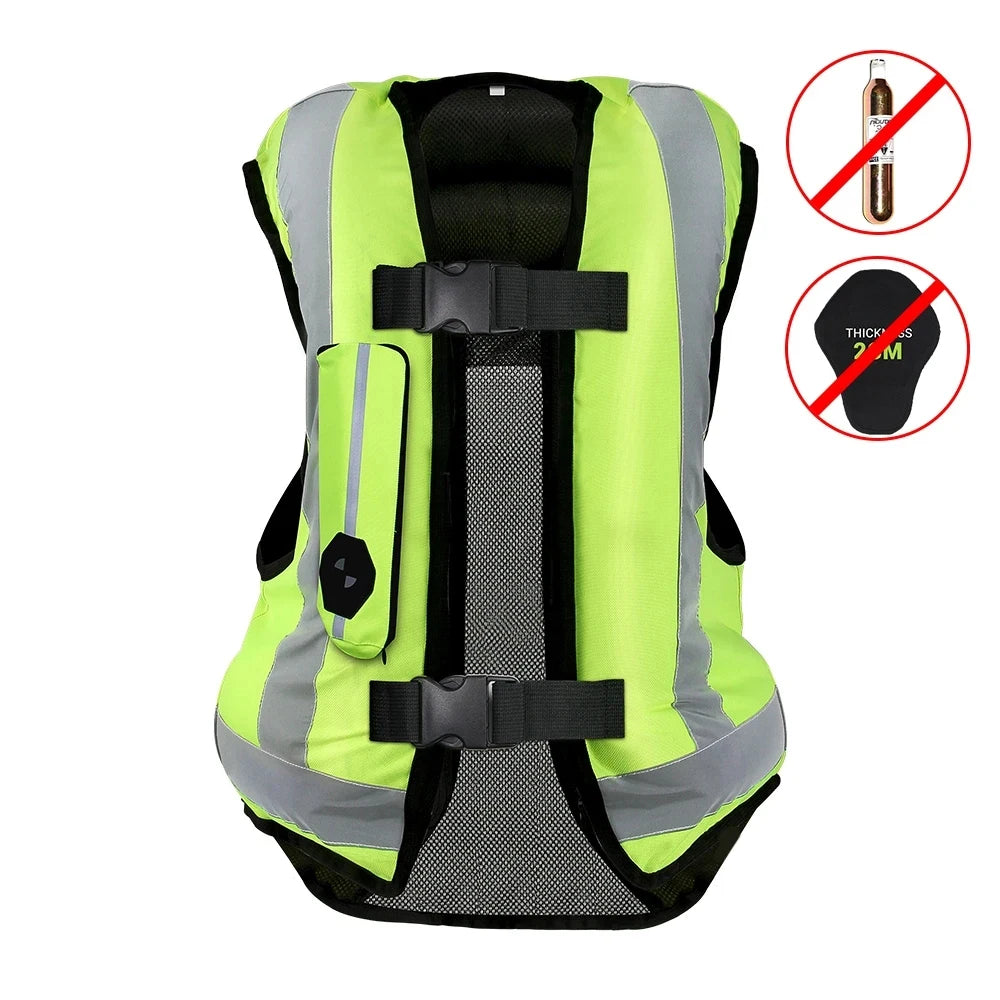 Motorcycle Jacket Motorcycle Air Bag Vest Reflective Motocross Racing Airbag Vest Moto Riding CE Protector Motorcycle Equipment