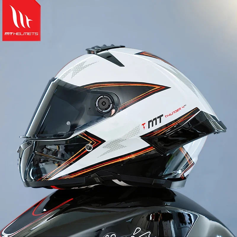 High quality MT Thunder 4 SV helmet motorcycle helmet new full face covered off-road helmet men's four season riding equipment